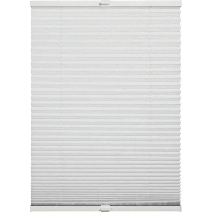 SCHÖNER WOHNEN-Kollektion Plissee Milla, blickdicht, mit Bohren, verspannt, verschraubt, verschraubt, silberne oder weiße Rollo-Technik