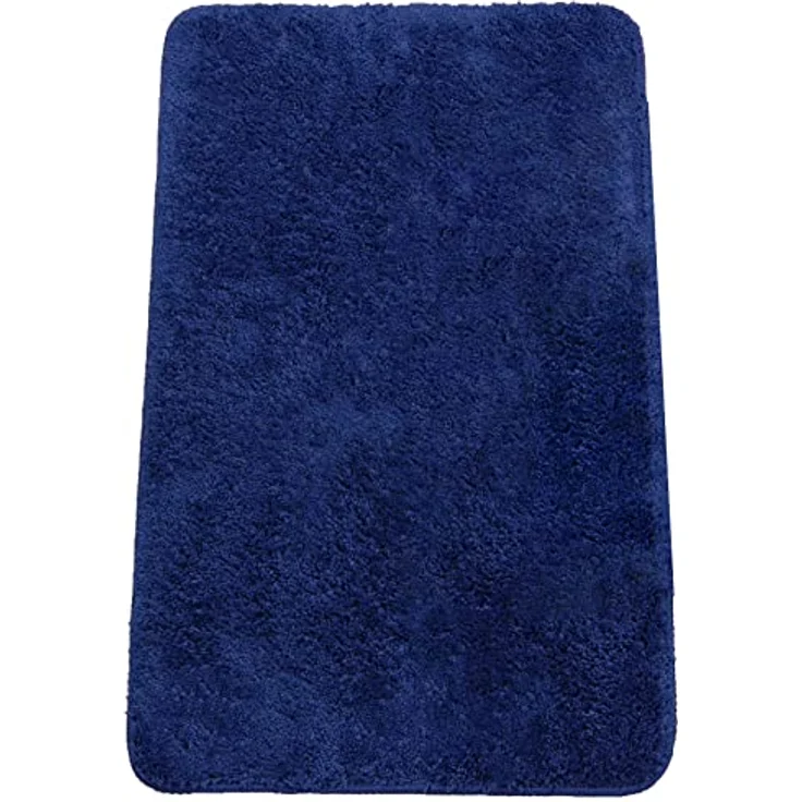 Brandsseller Badematte 50x80 cBadezimmerteppich Badvorleger Badeteppich Blau – Bild 2