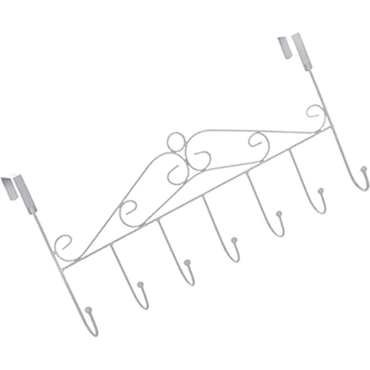 BAYLI Türgarderobe 2er Set 42,5cm Türgarderobe Metall für Montage über der Tür, Kleiderh – Bild 5