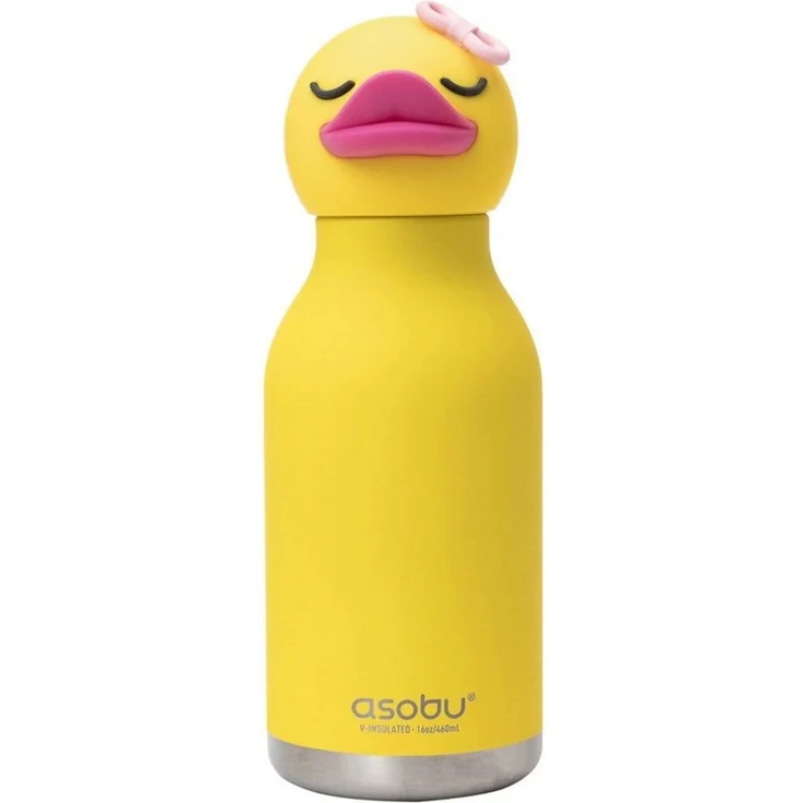ASOBU Trinkflasche Asobu® Kindertrinkflasche BESTIE mit Strohhalm 460ml – Bild 1