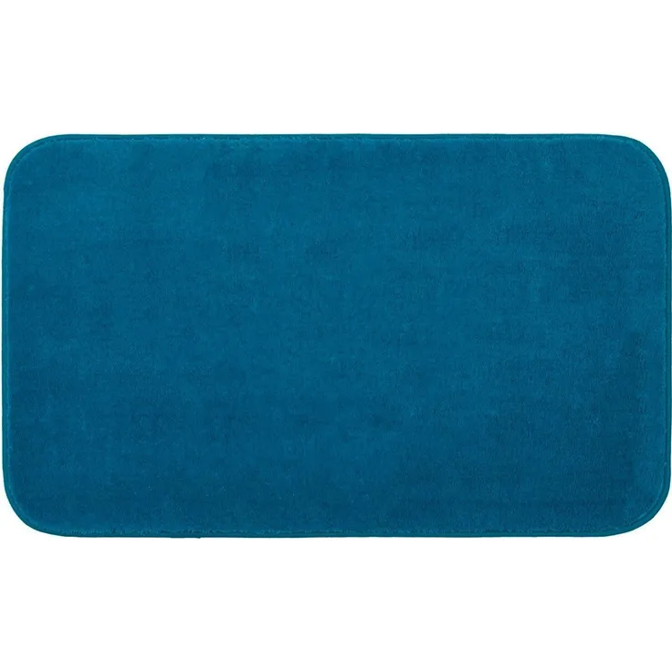Gözze Badematte Rio Premium, Höhe 18 mm, rutschhemmend beschichtet, fußbodenheizungsgeeignet, schnell trocknend, Polyester, rechteckig, Badteppich, Uni Farben, waschbar, rechteckig & rund erhältlich