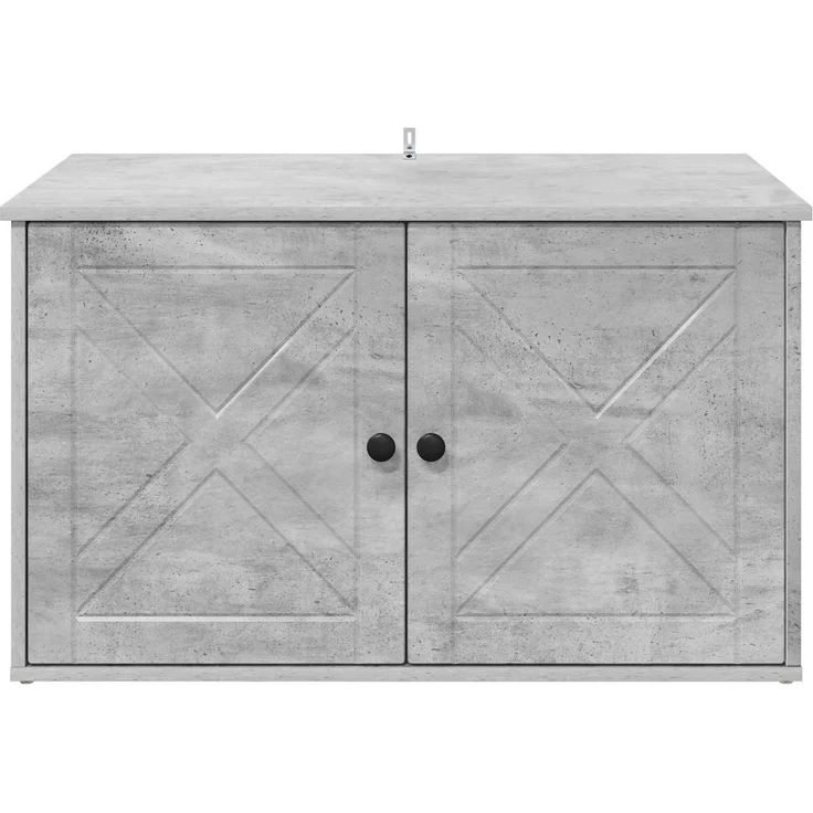 vidaXL Katzenhaus Beton 85 x 55 x 50 cm Holzwerkstoff 8000728 – Bild 7