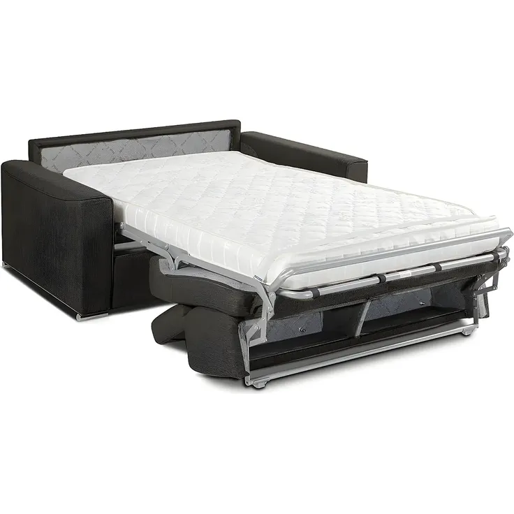 Vente-unique - VIZIR Sofa Stoff Braun - B 223 cm94 cm x H 110 cm95 cm x L 176 cm – Bild 3