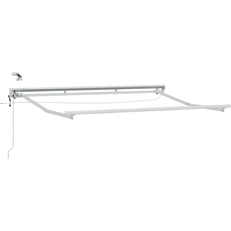 vidaXL Elektrische ausziehbare Markise Taupe 4 × 3,5 m 3426161 – Bild 2