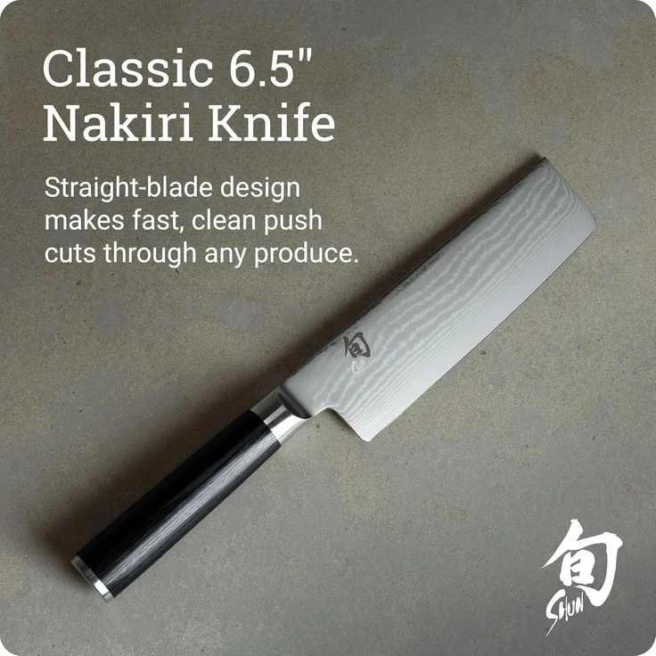 KAI Shun Classic Nakiri 16,5cm Küchenmesser – Bild 3