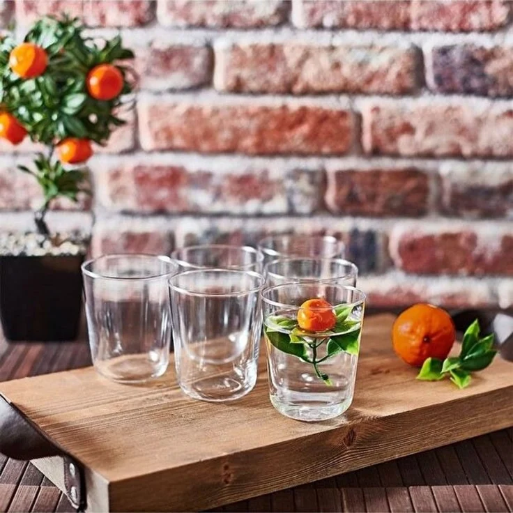 Hermia Concept 'PB-420542' Gläser-Set (6-teilig), Transparent, 8 x 8 x 9,5 cm, 315 ml – Bild 1