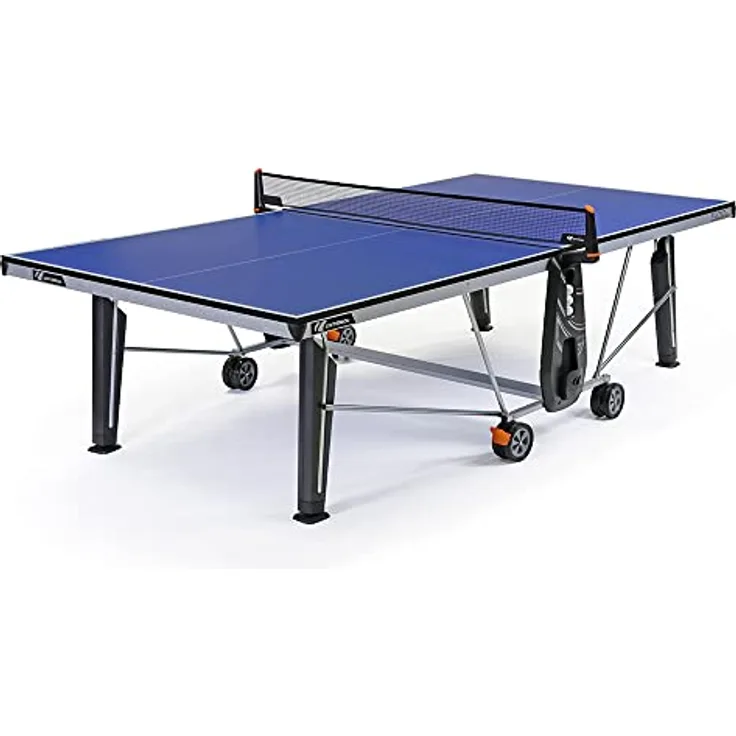 Cornilleau Indoor Tischtennisplatte Sport 500, COMPACT TECHNOLOGY, blendfreie MATTOP-Beschichtung, stabiler Rahmen, integrierte Ballablage, DSI-Verriegelungsmechanismus