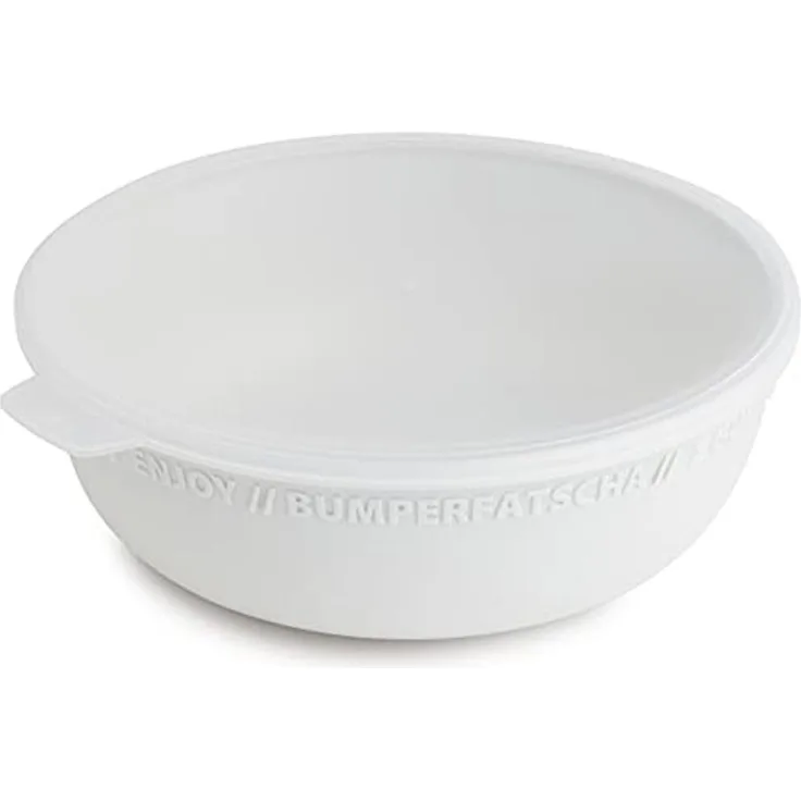 Rotho Schüssel mit Deckel 1,02 L Tresa mistletoe weiß Vorratsdose Frischhaltedose Kühlschankdose