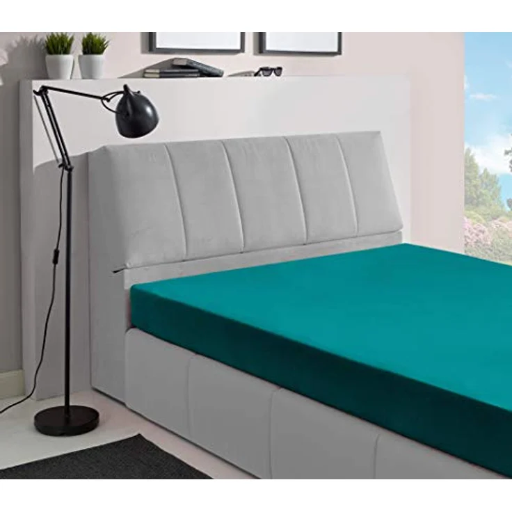 Hometex Premium Textiles Spannbettlaken aus Frottier Stoff bis 23 cm Steghöhe, Frottee, Gummizug: Rundumgummizug, Kuschelig warm und extra weich, ideal für die kalte Jahreszeit – Bild 7