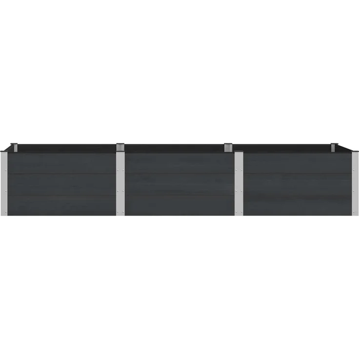 vidaXL Hochbeet Schwarz 300 x 100 x 54 cm 42038994 – Bild 2