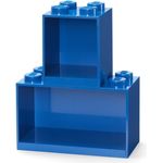 Room Copenhagen LEGO Wandregal Set, blau