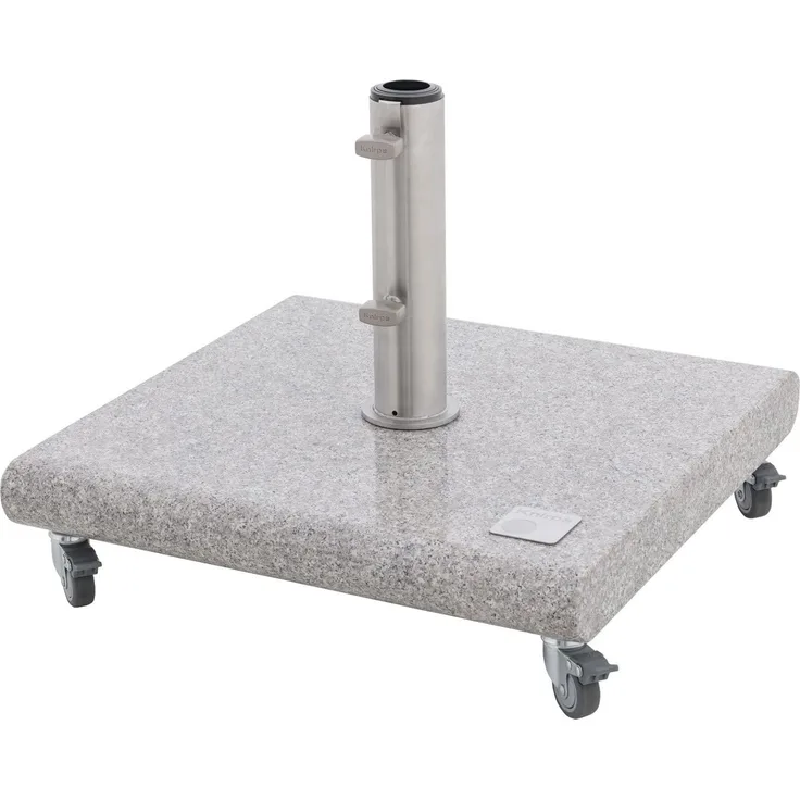 Knirps Granitsockel mit Rollen (ca. 50 kg), 55 x 55 x 6,5 cm