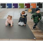 Outdoor Krabbelmatte Krabbelunterlage SanoSoft \"made in Germany\" - Öko-Tex 100 240x160 cm Lila