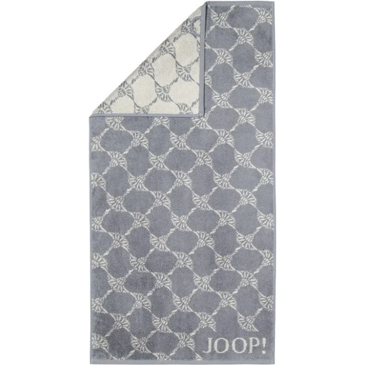 JOOP! Handtücher JOOP! Handtuch Classic Cornflower 1611, 77 Anthrazit, Baumwolle (1-St) – Bild 4