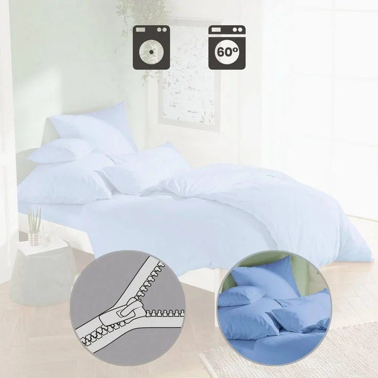 Erwin Müller Kissenbezüge Kissenbezug "Würzburg", Uni – Bild 3