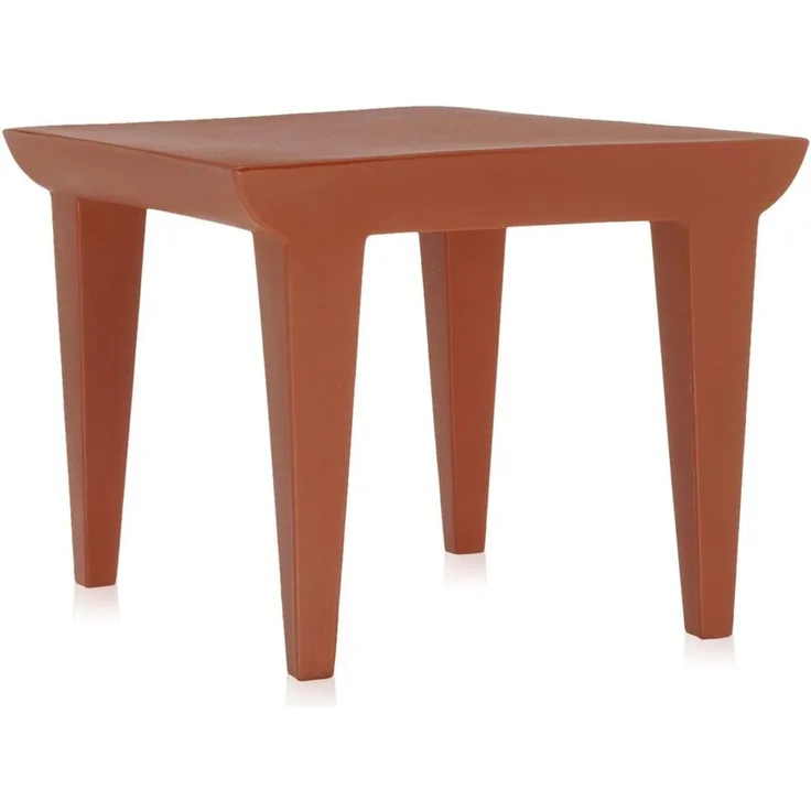 Kartell Bubble Club, Tisch, Erdrot