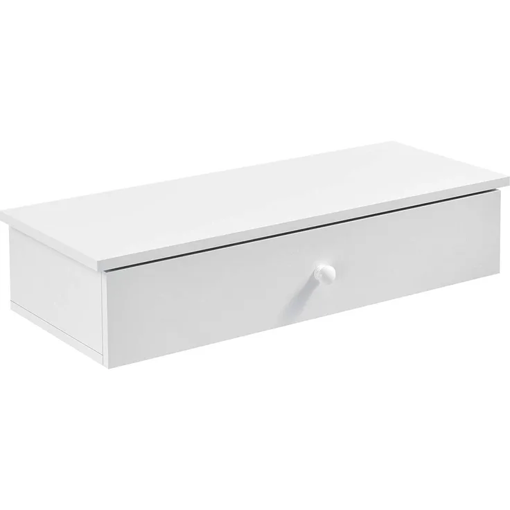 en. casa Wandregal mit Tür weiß