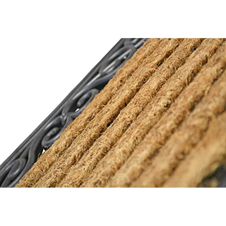 Kai Wiechmann Fußmatte Premium Fußabtreter rechteckig 76 x 46 cm als Tür Schmutzfangmatte, rechteckig, antibakterieller und rutschfester Türvorleger – Bild 4
