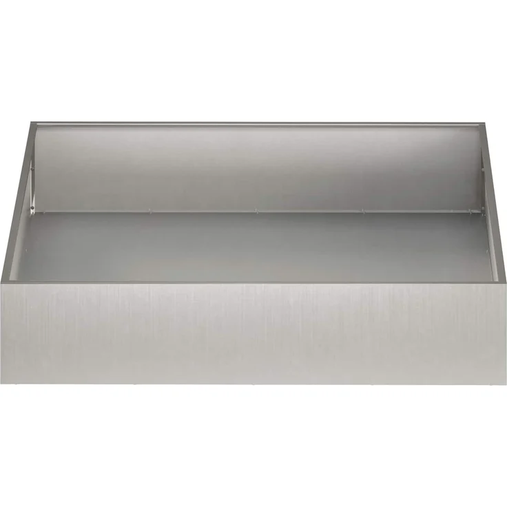 vidaXL Garten-Pflanzgefäß Silber 80 x 80 x 20 cm Edelstahl 8005016 – Bild 3
