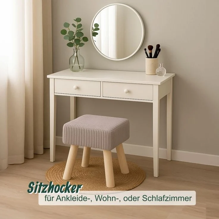 Relaxdays Hocker Cord – Bild 3