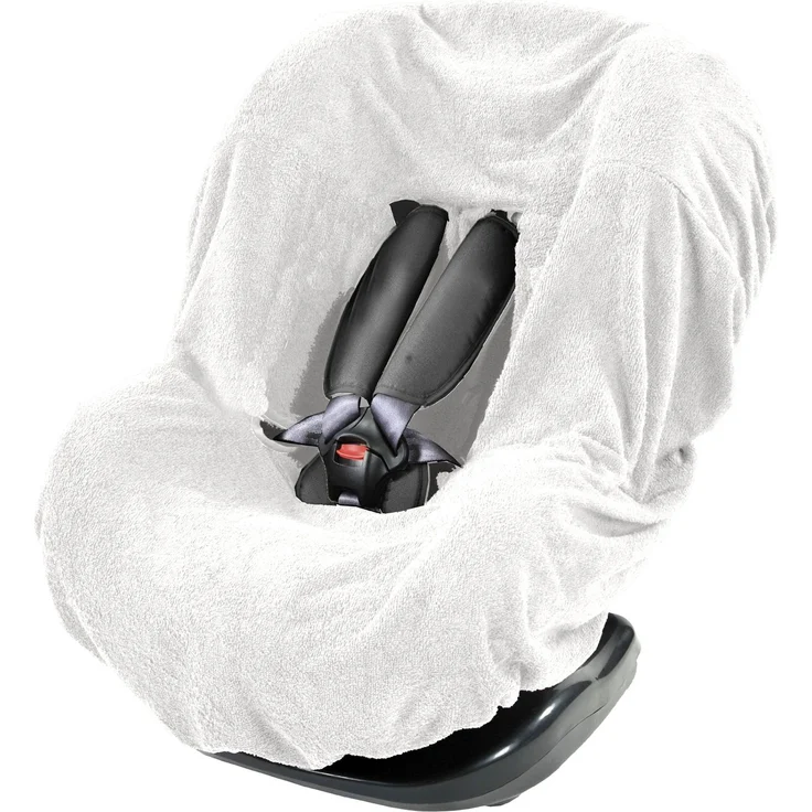 Bambisol Frottee-Bezug für Autositz, Gruppe 0+/1, Weiß
