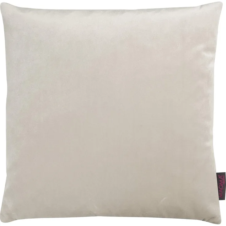 Magma Dekokissenhülle Samt Uni|40x40 cm| beige