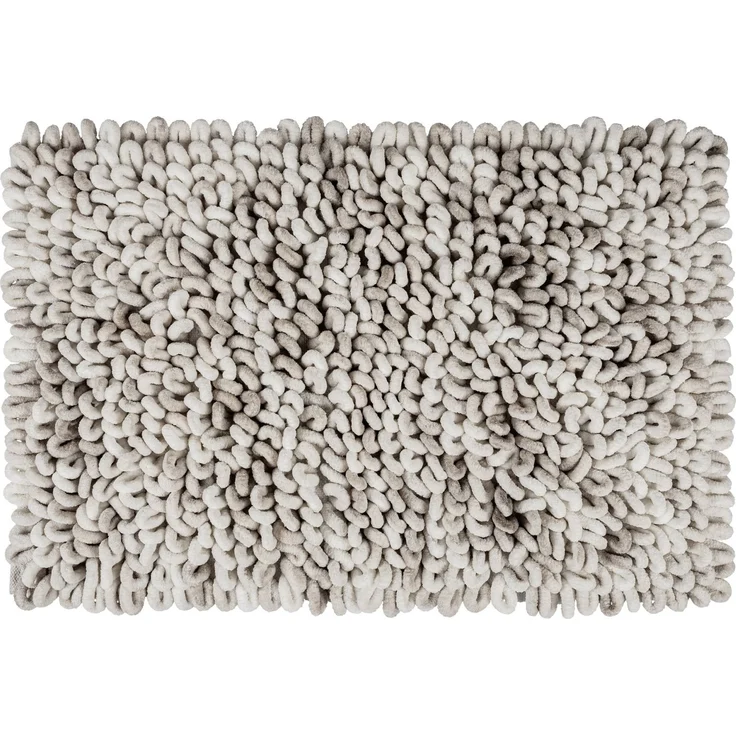 WENKO LERICI Badteppich 60x90 cm, Grau – Bild 1