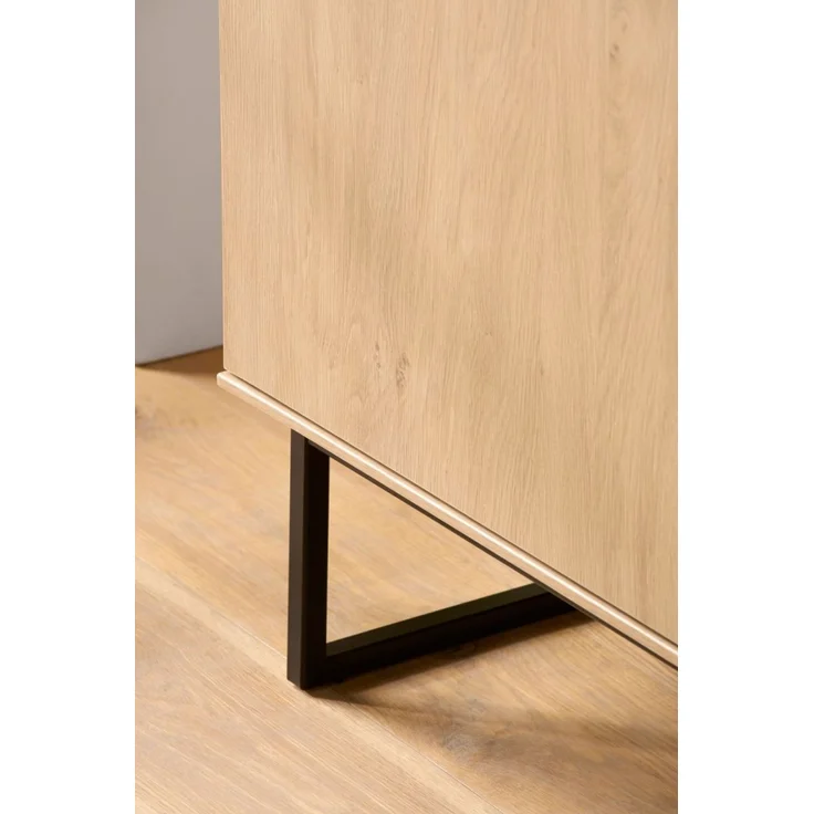 Garderobenschrank Breda in Eiche Schuhschrank 58 x 200 cm – Bild 4