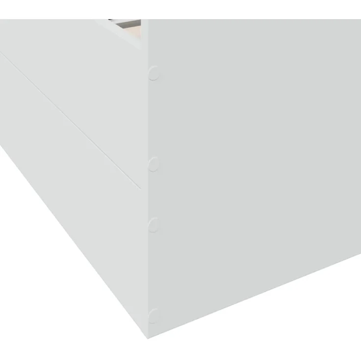 vidaXL Bettgestell mit Schubladen Weiß 160x200 cm Holzwerkstoff 3280279 – Bild 7