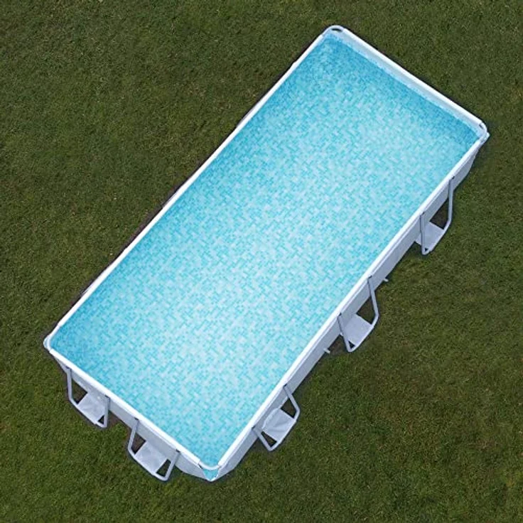 yourGEAR Rechteckpool Familien Pool 4x2x1m Stahlrahmenbecken Gartenpool Schwimmbecken – Bild 3