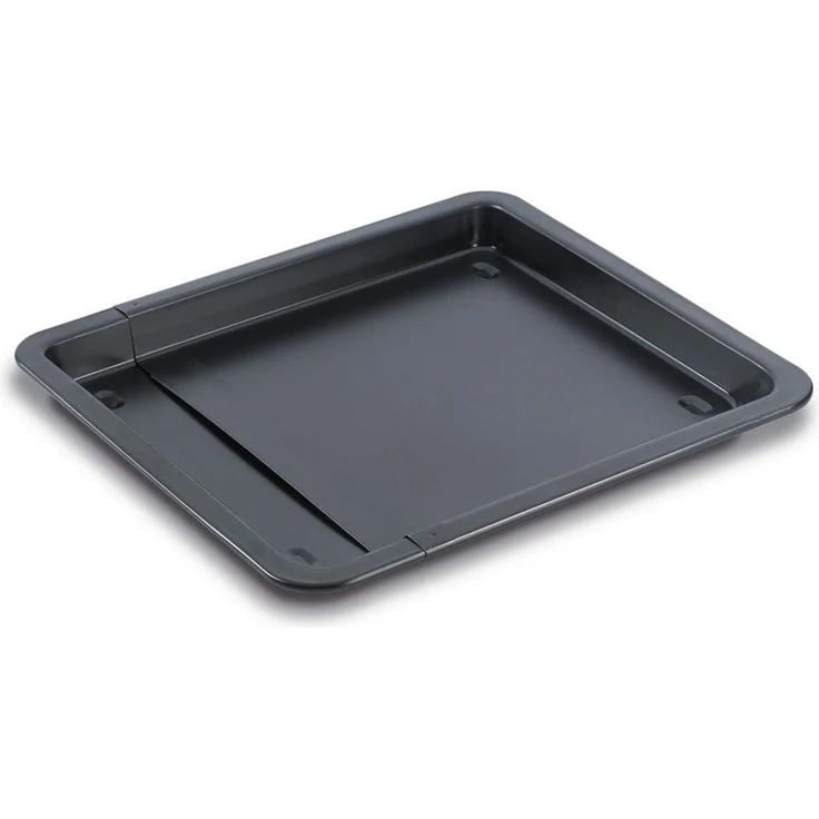 Grizzly Backblech Rechteckiges, ausziehbares Ofenblech 33–52 cm verstellbar, (1-St), Größenverstellbares, antihaftbeschichtetes Backofenblech – Bild 1