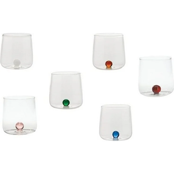 Zafferano Gläser-Set Bilia Buntes Gläser Set 6 Stück - Farblich Sortiert, 6-teiliges Set – Bild 4