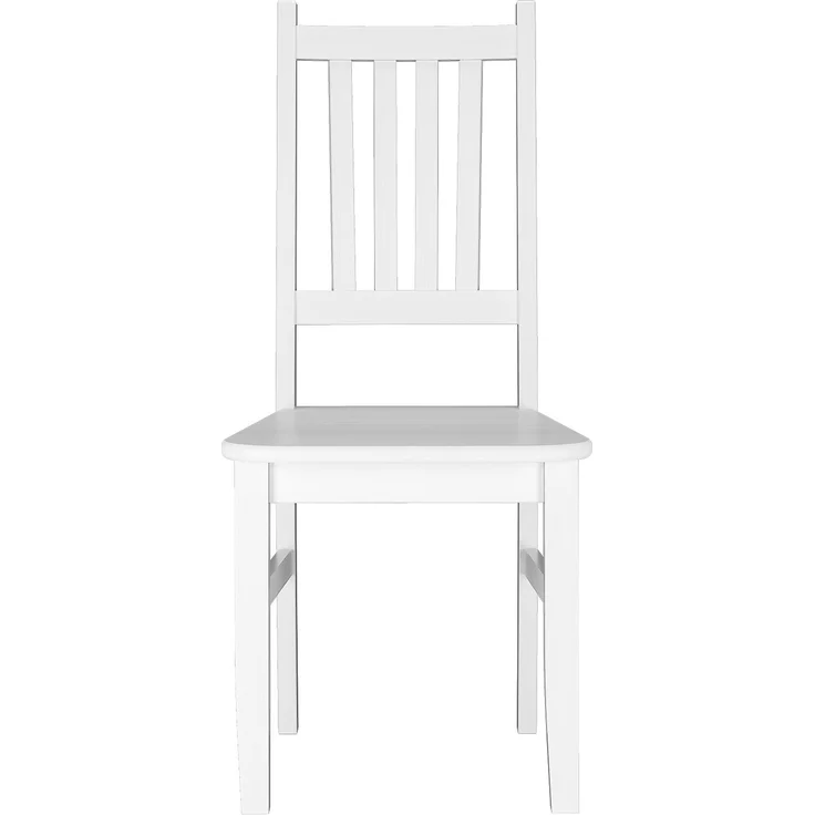 Weißer Stuhl Eris Küchenstuhl Massivholzstuhl Esszimmerstuhl Kiefer 90.71-01 W – Bild 3