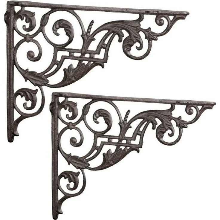 Moritz Wandregalhalter 2er Set Regalwinkel 27x33 cm Regalträger, Regalträger Regalwinkel Regalhalterung Wandregal Regal Kommode – Bild 4