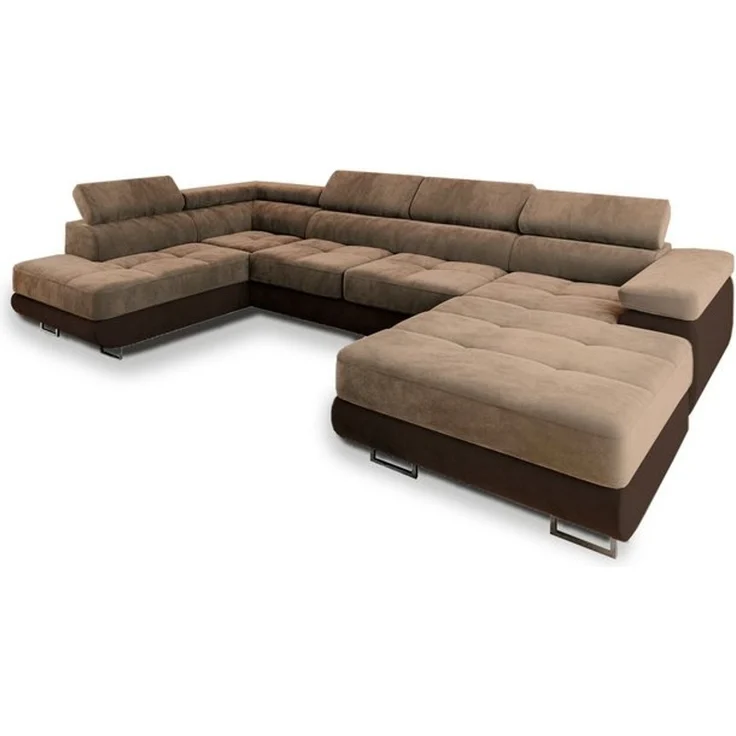 Masseno Ecksofa CASONE mit Schlaffunktion U-Form, Sofa mit Bettkasten – Bild 4