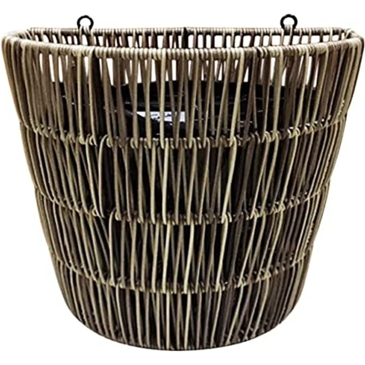 Trend Line Blumentopf TrendLine Polyrattan Wand-Pflanztopf 32 x 18 x 29 – Bild 2