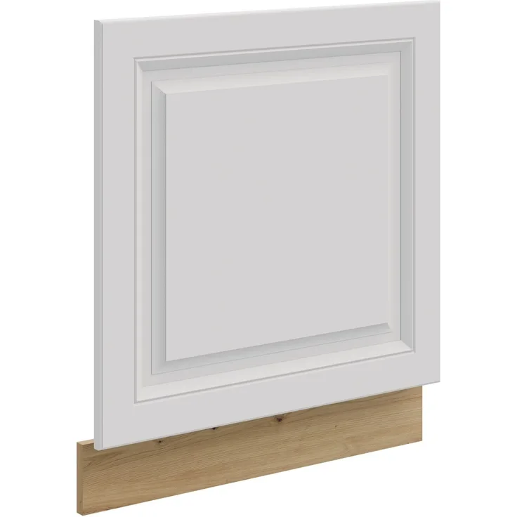 Frontblende für integrierten Geschirrspüler 60 cm Stilo Weiß + Eiche Artisan