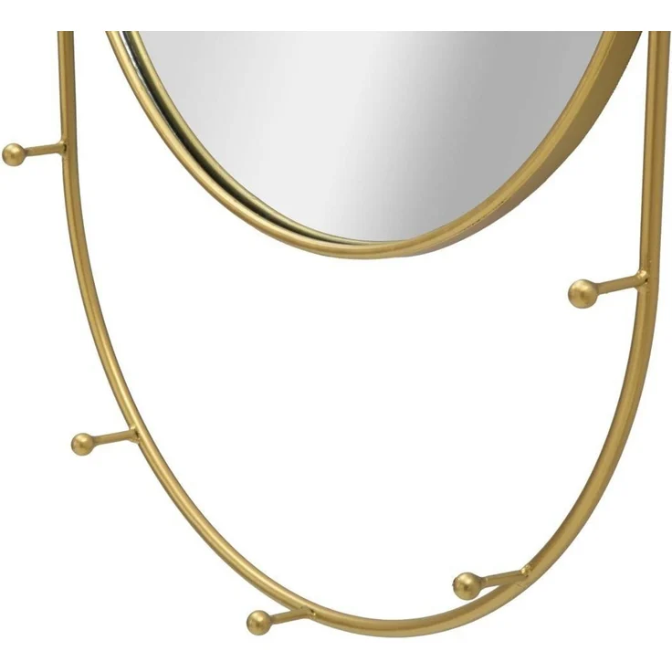 Mauro Ferretti Wandspiegel Wandspiegel mit Haken, 40 x 80 cm – Bild 3