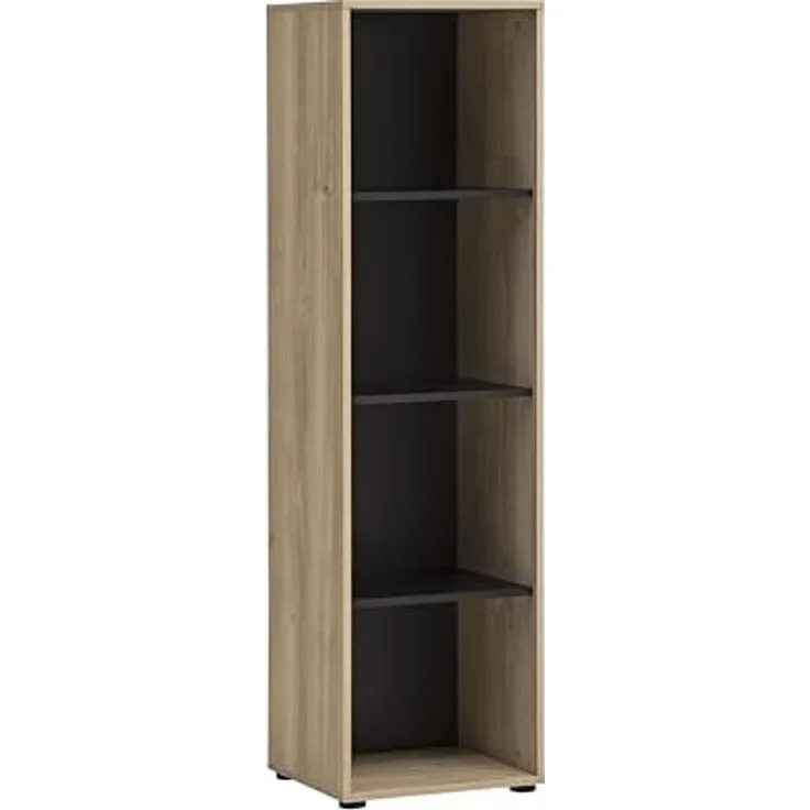 Schildmeyer Regal Emmik 159557, weißeiche Dekor, 44,8 x 41 x 163,6 cm