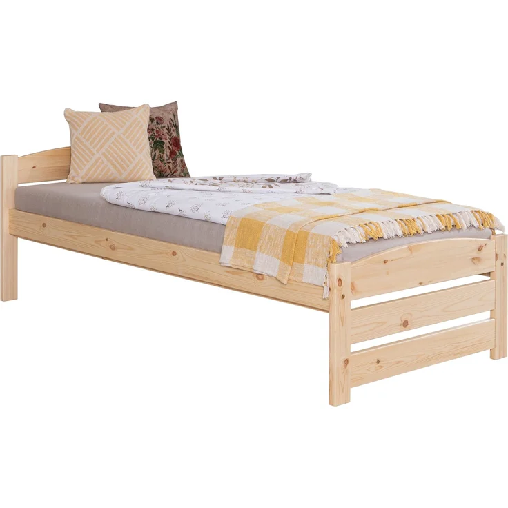 Stauraumbett Seniorenbett "Loni" 90x200 Kiefer massiv