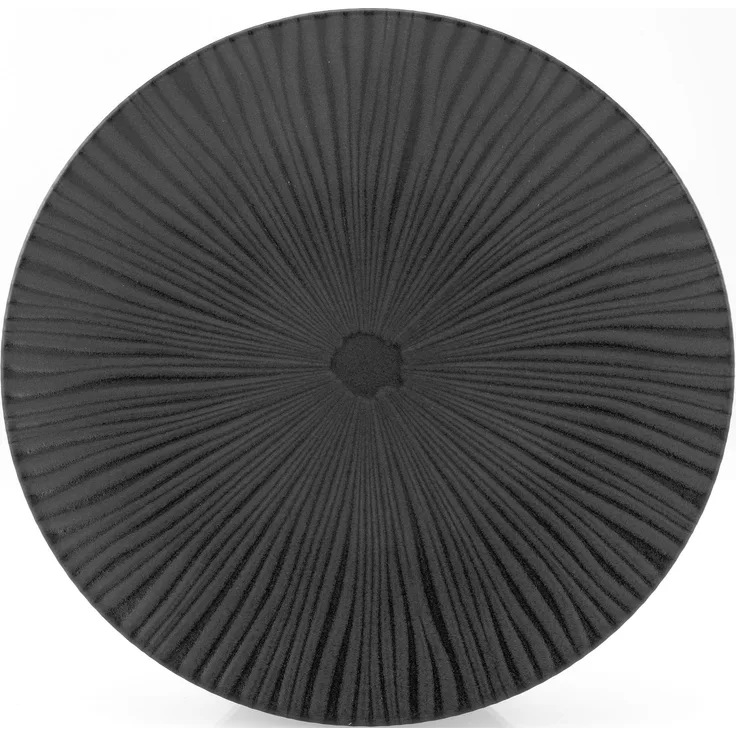 Speiseteller VESUVIO DH 27x3.20 cm schwarz