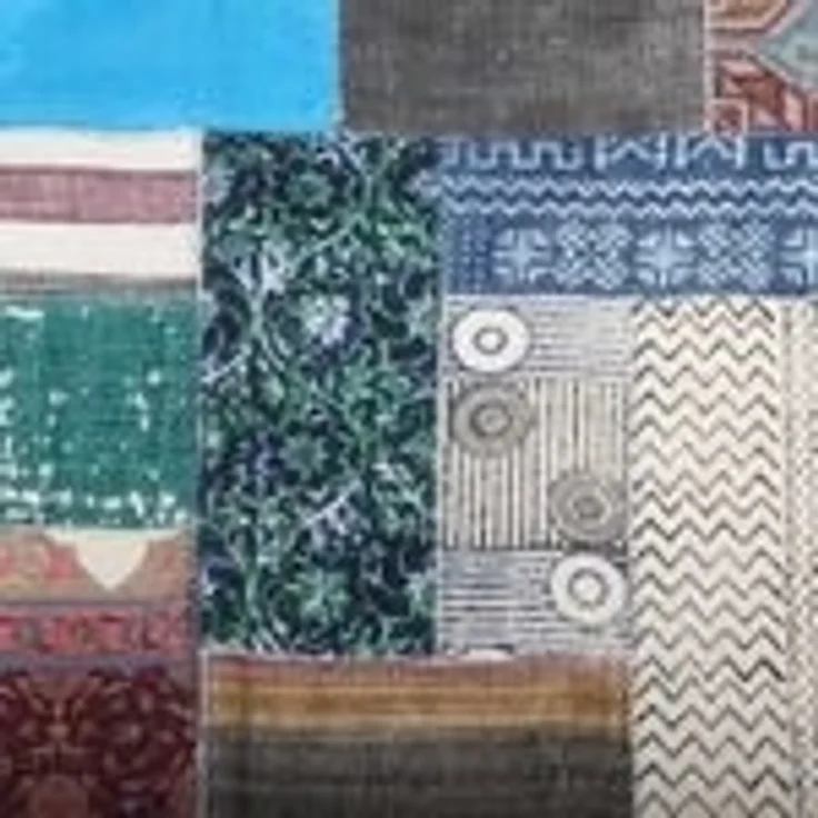 Orientalischer Patchwork Teppich Babita – Bild 2