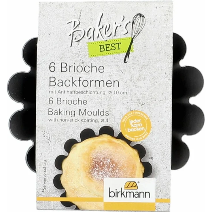 Birkmann Brioche Backformenset Baker´s Best 6-tlg Ø 10 cm mit Antihaftbeschichtung – Bild 5