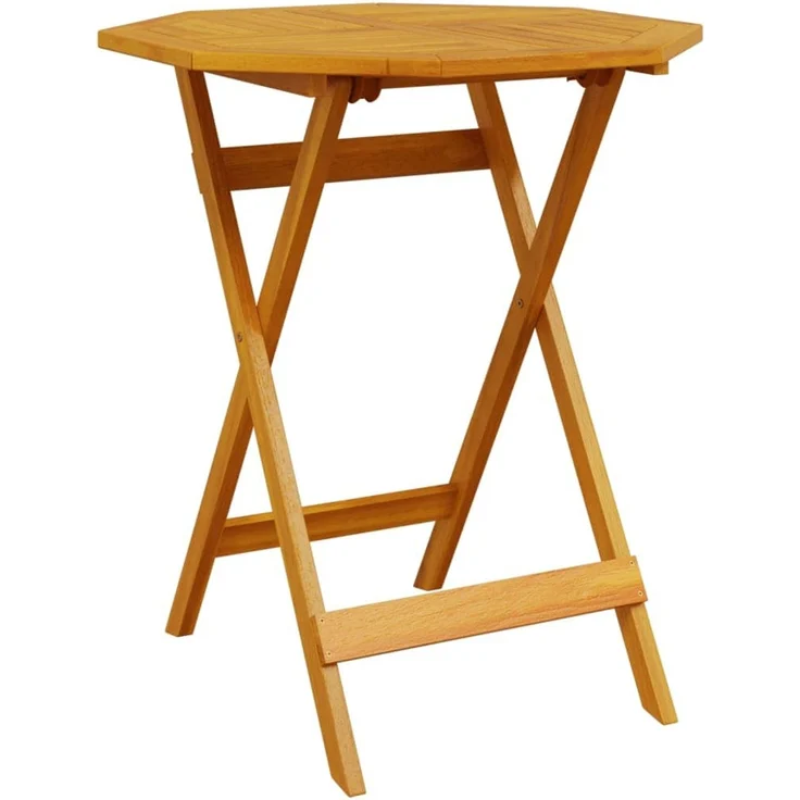 vidaXL Klapp Bistro Set 3 stk. Braun Massivholz Akazie 3375698 – Bild 6