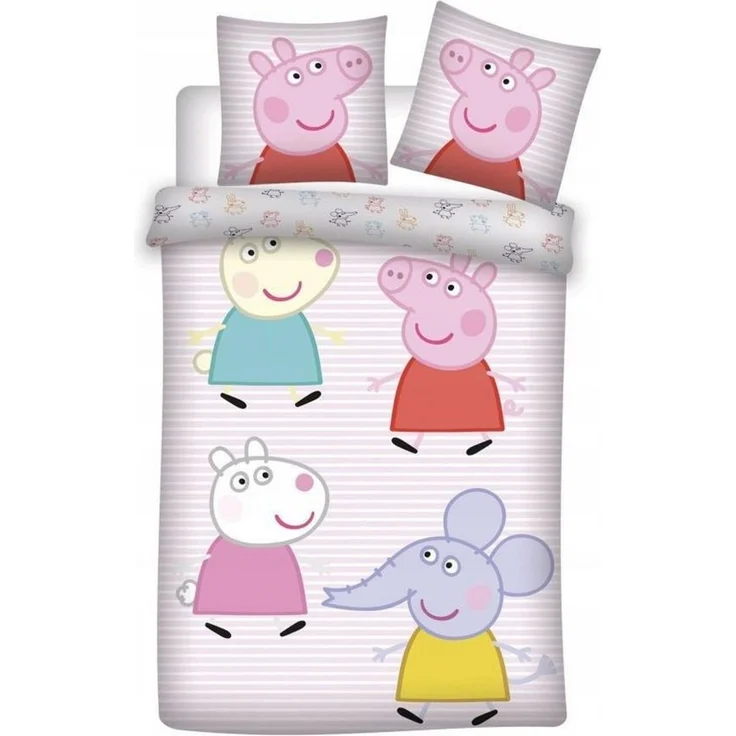 BrandMac Kinderbettwäsche Peppa Pig, Renforcé, 2 teilig – Bild 1