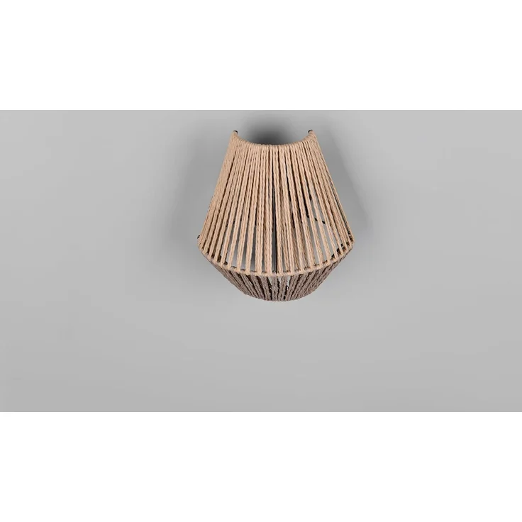 Akku Wandleuchte LIRA per USB aufladbar, Lampenschirm aus Papiergarn, Höhe 19cm – Bild 14