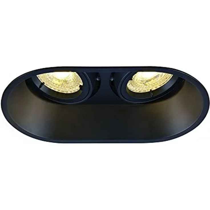 SLV 1006121 HORN double QPAR51 Deckeneinbauleuchte schwarz 25W