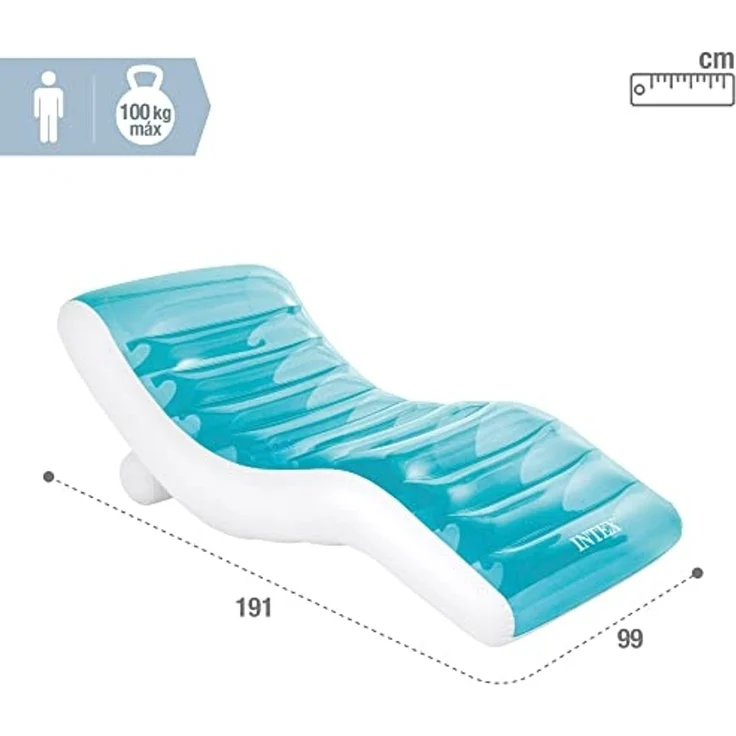 Intex Splash Lounge, unaufgeblasene Größe: 191 cm x 99 cm (56874EU) – Bild 6