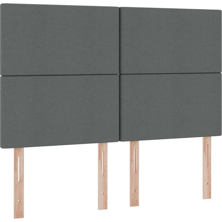 vidaXL LED-Speicherbett mit Matratze Dunkelgrau 140 x 200 cm Stoff 3372358 – Bild 10