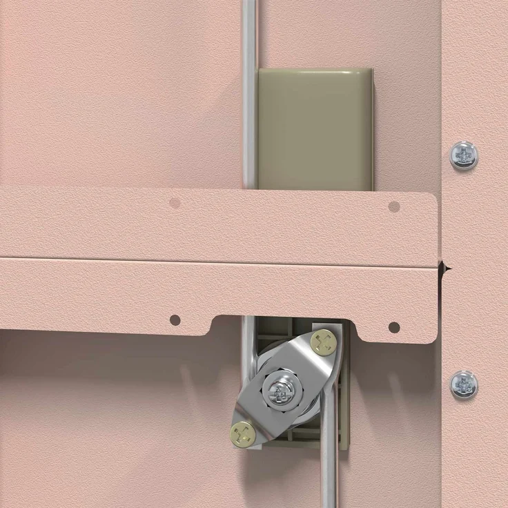 vidaXL Aufbewahrungsschrank 2 stk. Rosa 60 x 40 x 130 cm Stahl 3438688 – Bild 12